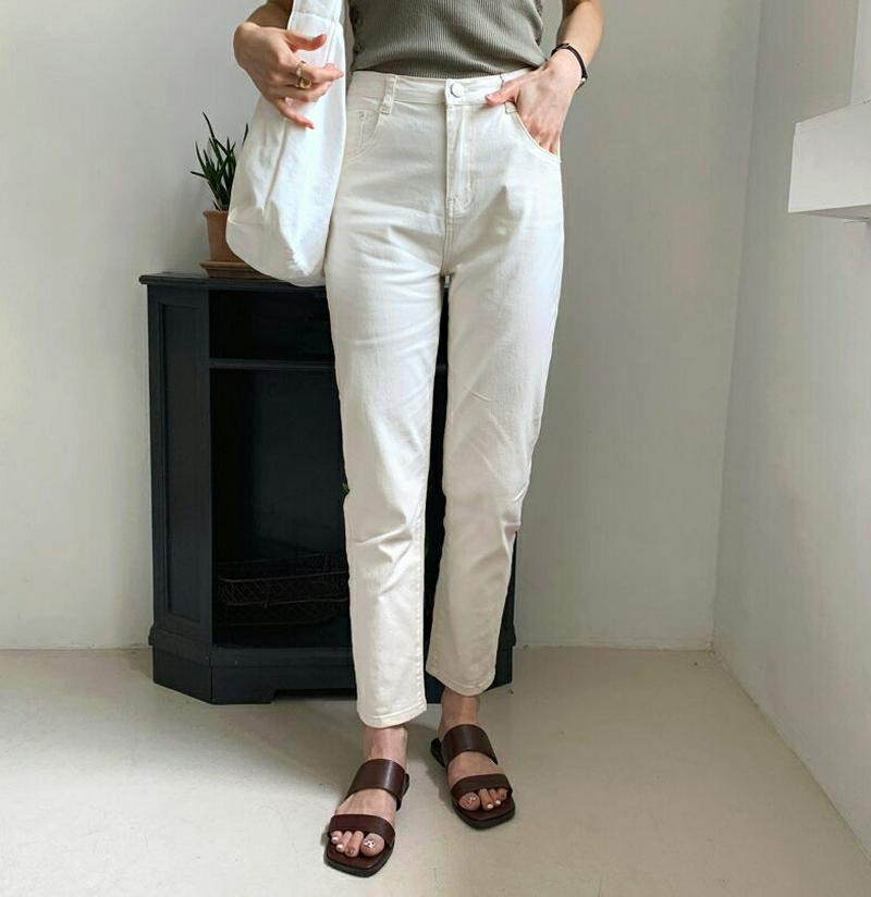 バックゴムスリムストレートパンツ・全3色・t56313 レディース【pt】【パンツ ロングパンツ ズボン ボトムス ストレートパ