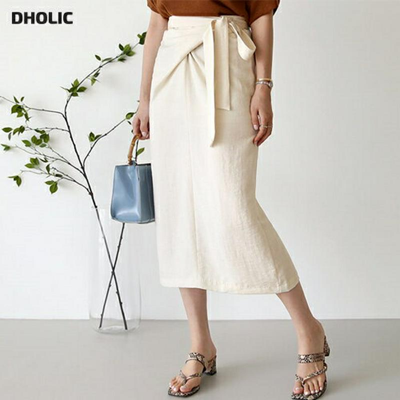 サテンラップスカート・全3色・t62764 レディース【sk】【スカート ミディ丈 ミディスカート サテン ラップデザイン ラッ