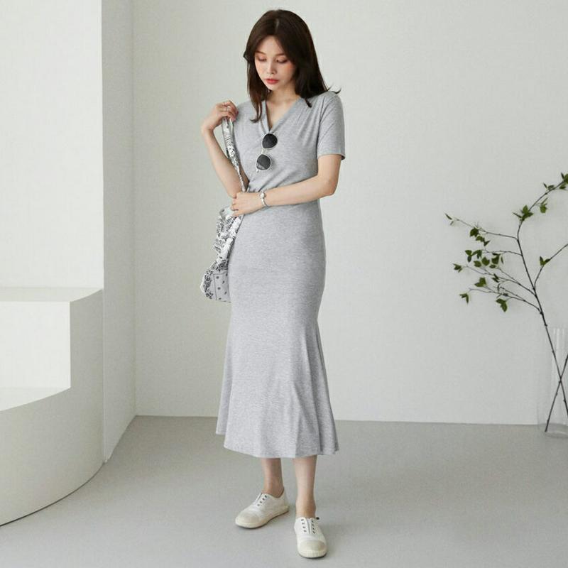 カシュクールフレアワンピース・全3色・t62759 レディース【ops】【ワンピース ロング ロングワンピース フレア フレアワ