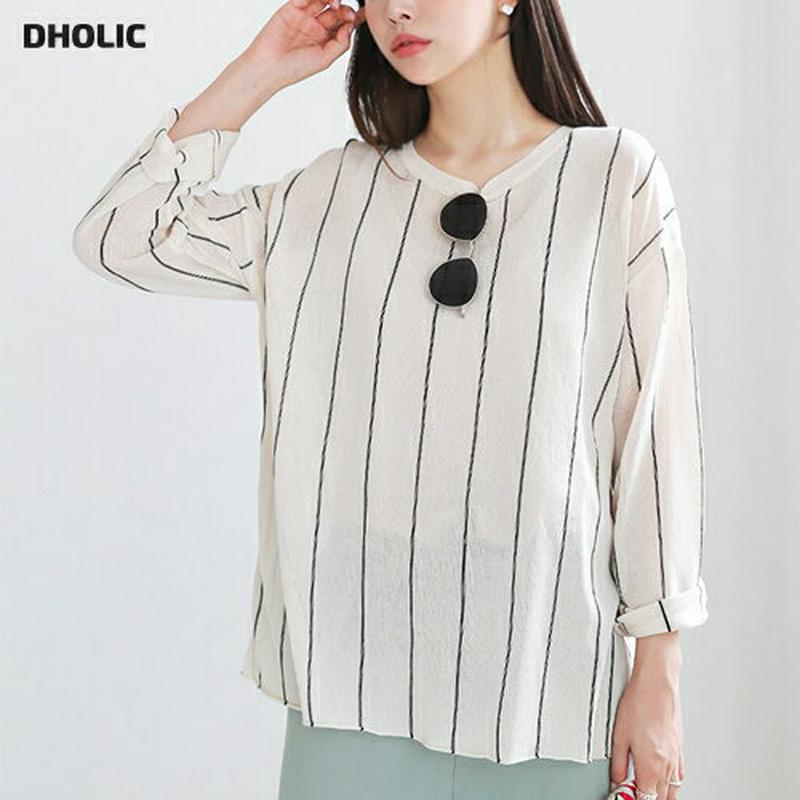 【新作10%OFF】ストライプルーズニット・全3色・t62794 レディース【tops】【トップス ニット ニットトップス 長袖