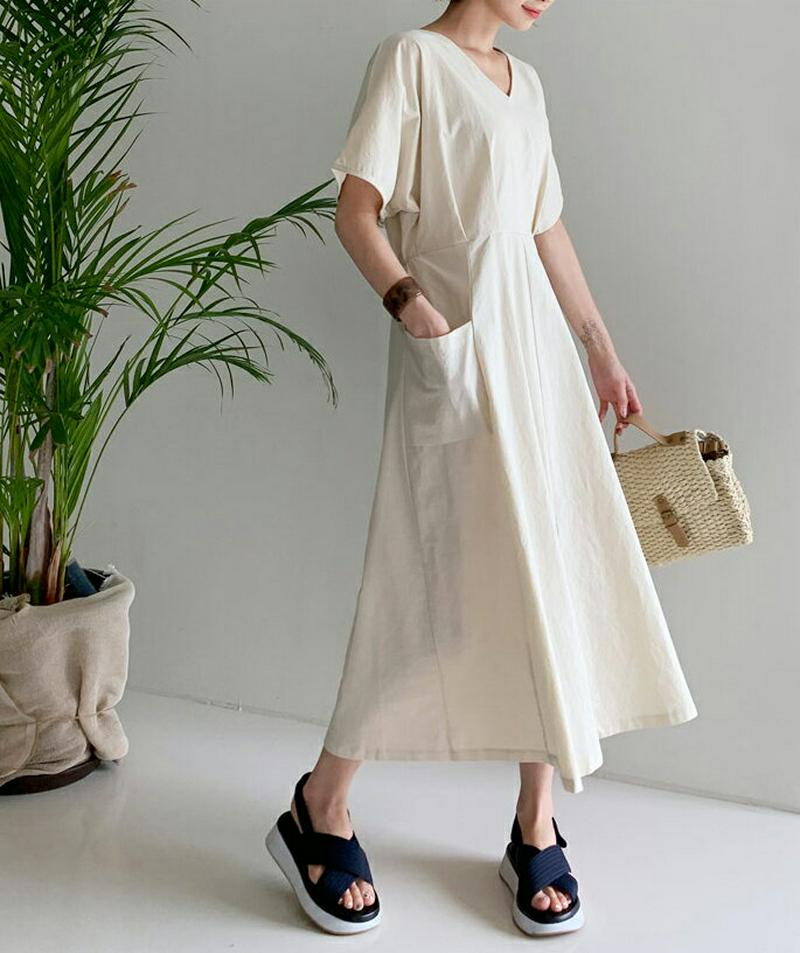 【新作10%OFF】2WAYポケットワンピース・全3色・b60020 レディース【ops】【ワンピース ロング ロングワンピース