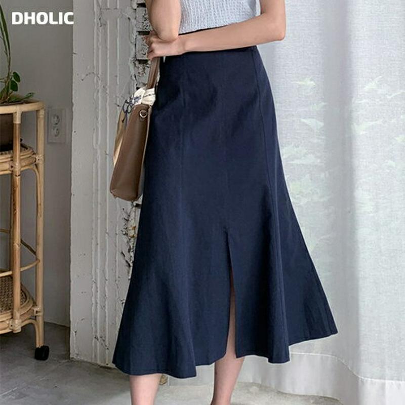 【新作10%OFF】スリットフレアスカート・全3色・b60004 レディース【sk】【スカート ロング ロングスカート フレア 