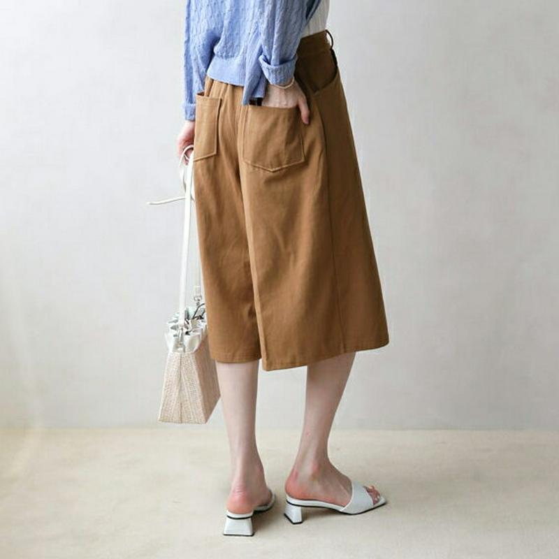 【新作10%OFF】ラップハーフパンツ・全4色・t62806 レディース【pt】【パンツ 半ズボン ハーフパンツ 半端丈 ラップ
