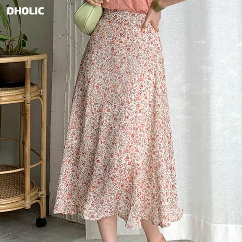 【新作10%OFF】3TYPEフレア花柄スカート・全3色・t60001 レディース【sk】【スカート ミディ丈 ミディスカート 