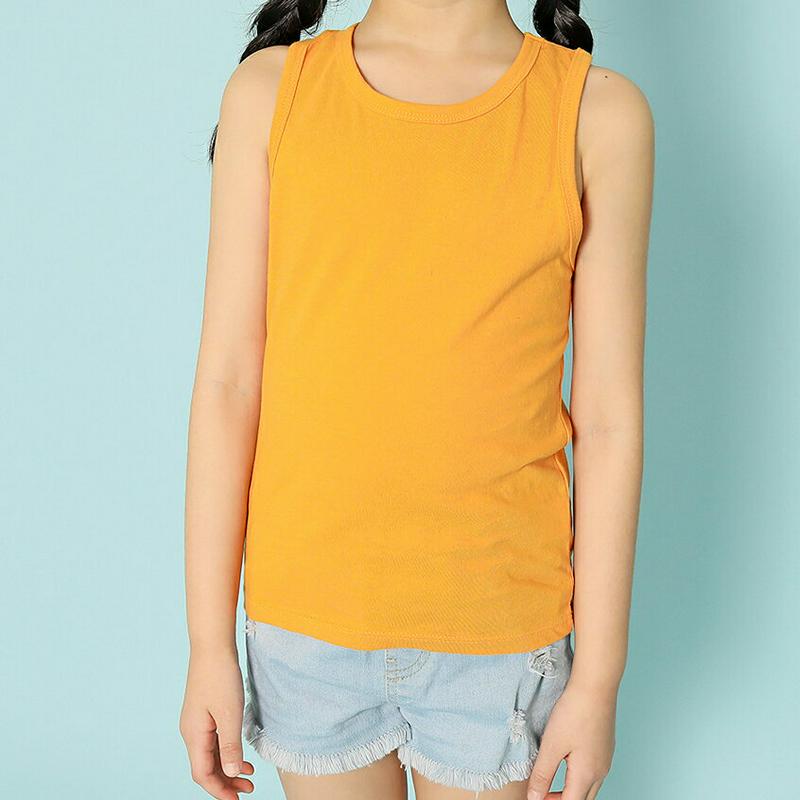 【キッズ全商品10%OFF】ラウンドネックタンクトップ p003310・キッズ 【3~8才】【tops】【韓国 ファッション ト
