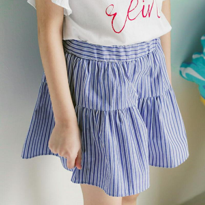 【キッズ全商品10%OFF】ダブルストライプフレアスカートパンツ p003340・キッズ 【3~8才】【pt】【ボトムス スカー