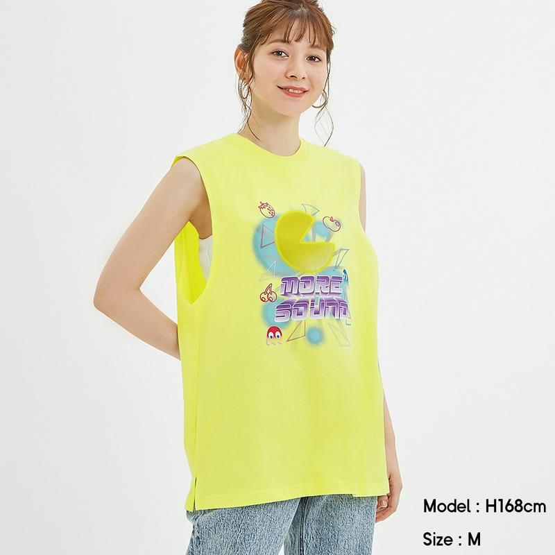 チュニックT(ノースリーブ)PAC-MAN Y+E