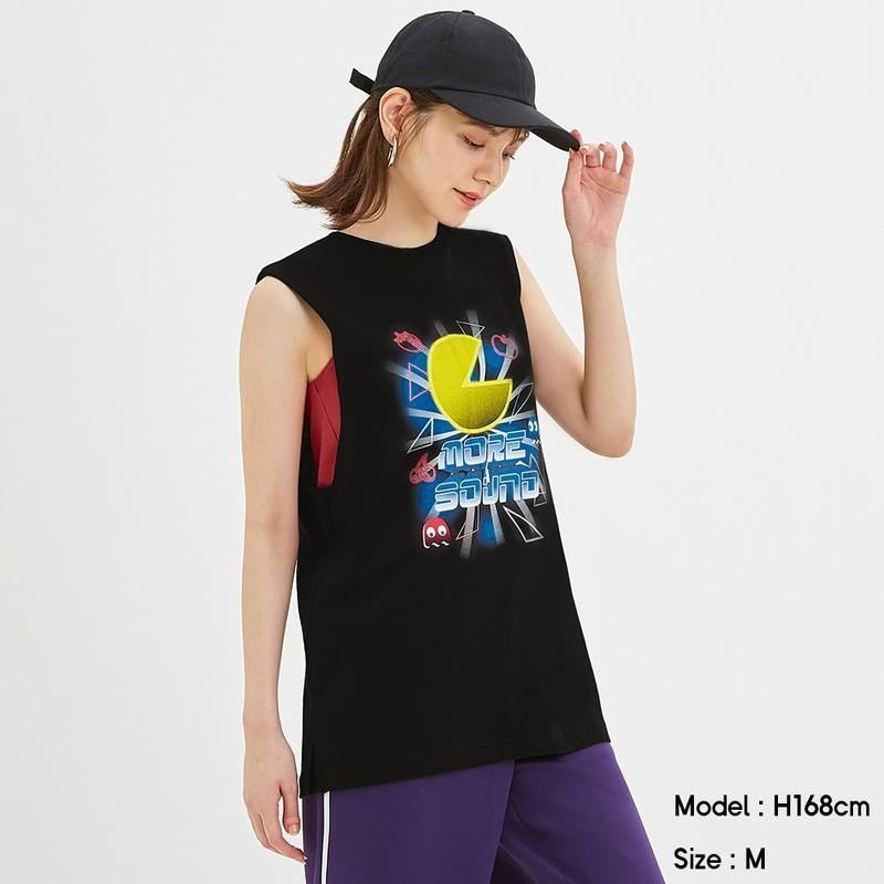 チュニックT(ノースリーブ)PAC-MAN Y+E
