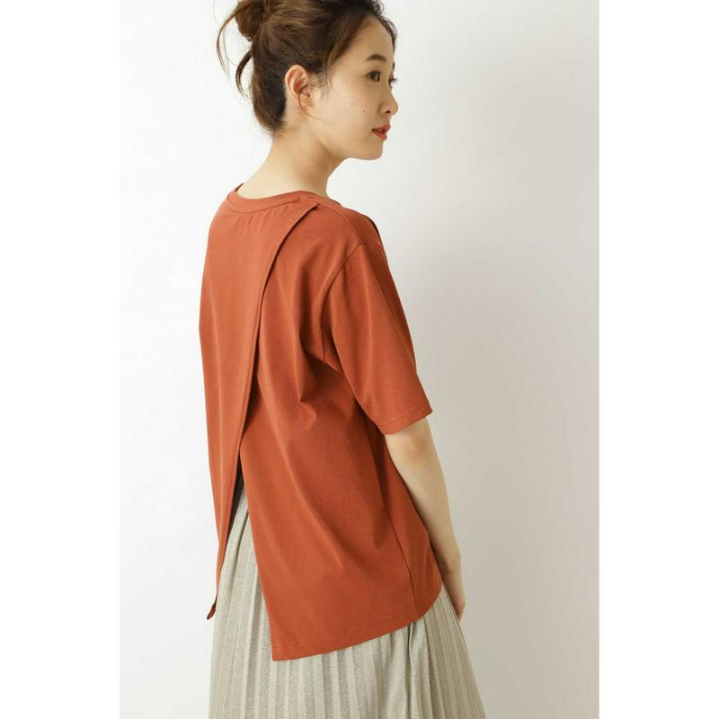 バックスリットプルオーバー（NATURAL BEAUTY BASIC／ナチュラルビューティー ベーシック）