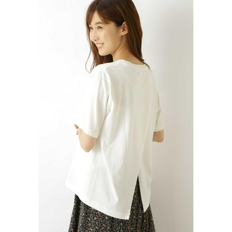 バックスリットプルオーバー（NATURAL BEAUTY BASIC／ナチュラルビューティー ベーシック）