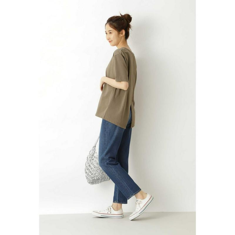 バックスリットプルオーバー（NATURAL BEAUTY BASIC／ナチュラルビューティー ベーシック）