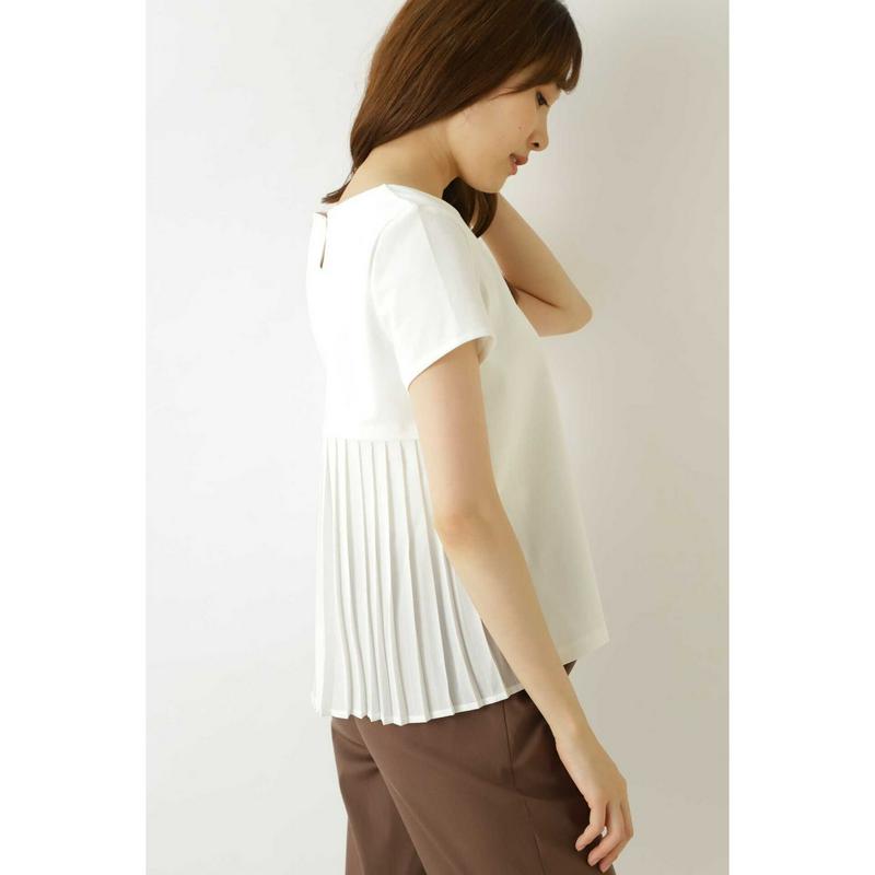 バックプリーツカットソー（NATURAL BEAUTY BASIC／ナチュラルビューティー ベーシック）