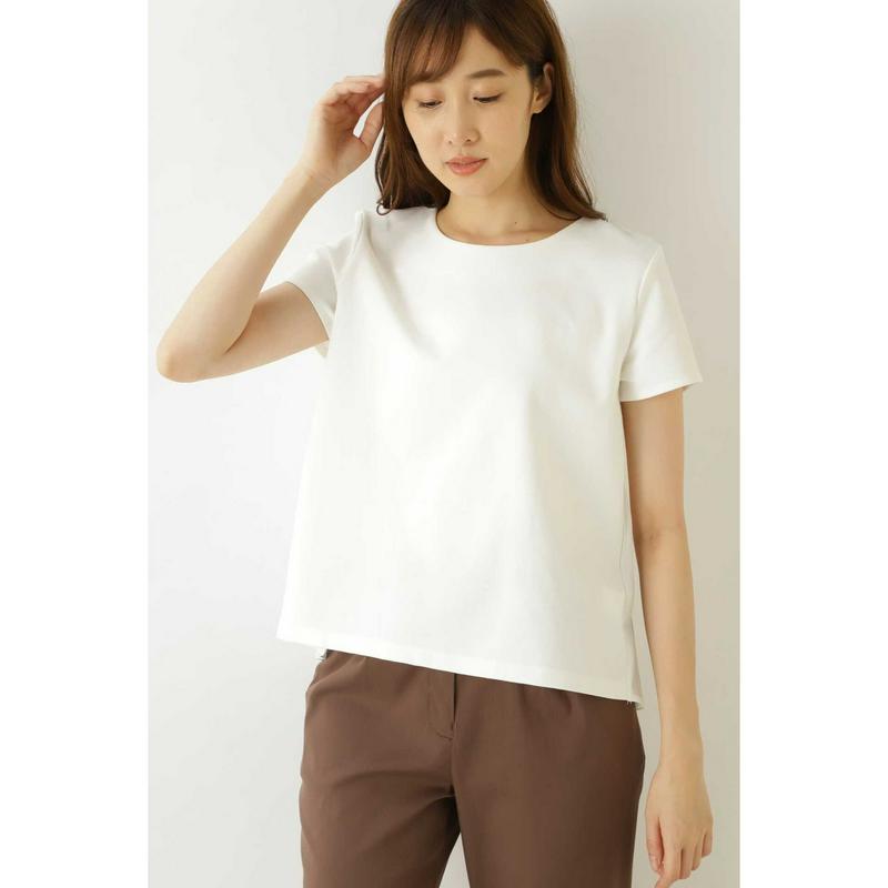 バックプリーツカットソー（NATURAL BEAUTY BASIC／ナチュラルビューティー ベーシック）