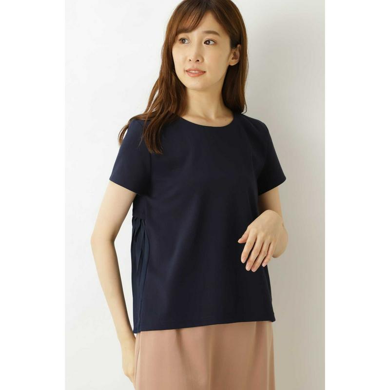 バックプリーツカットソー（NATURAL BEAUTY BASIC／ナチュラルビューティー ベーシック）
