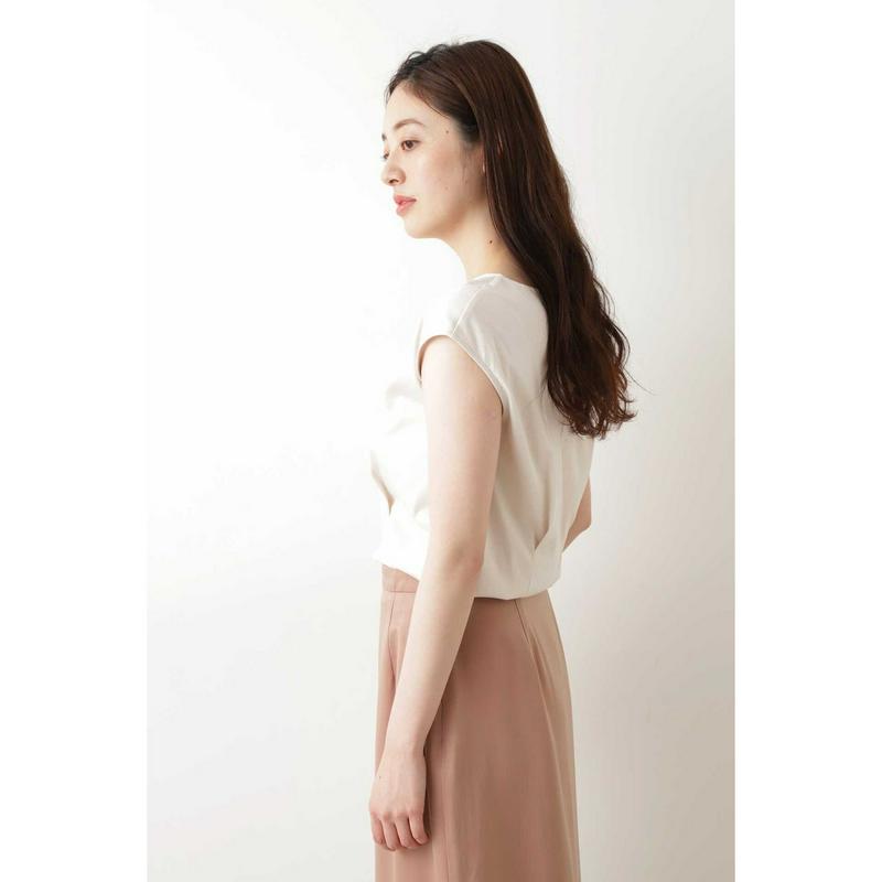 タックシルケットカットソー（NATURAL BEAUTY BASIC／ナチュラルビューティー ベーシック）
