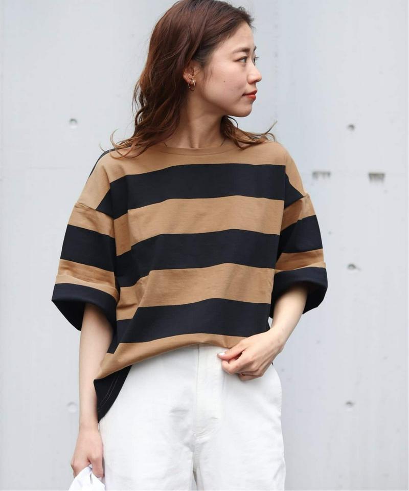 《追加》バスクシャツクルーネックTEE◆（JOURNAL STANDARD relume）