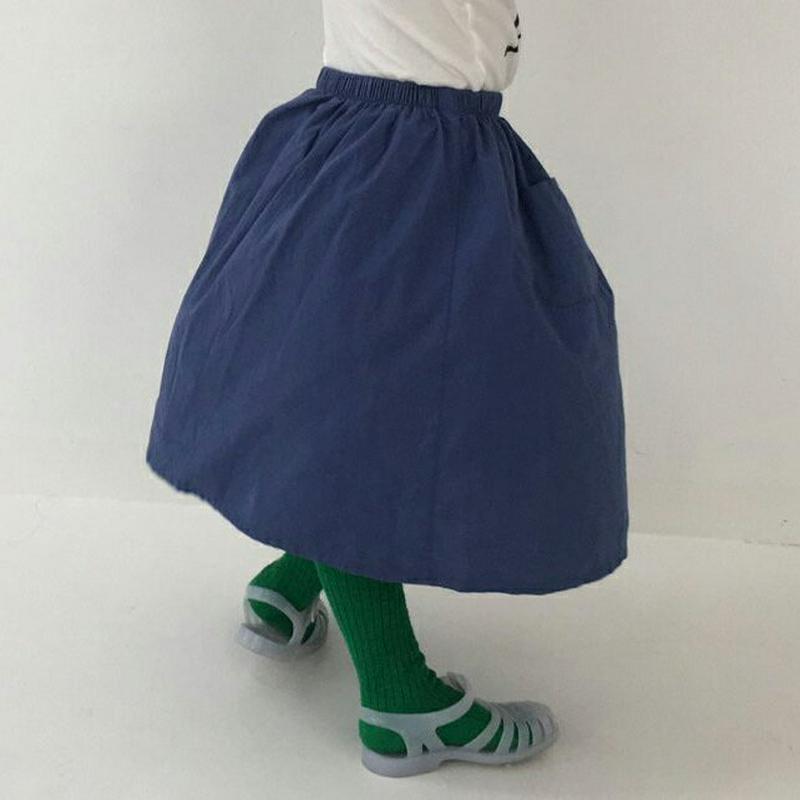 【新作10%OFF】チューリップポケットスカート u03623・キッズ 【3~8才】【sk】【韓国 ファッション ボトムス スカ