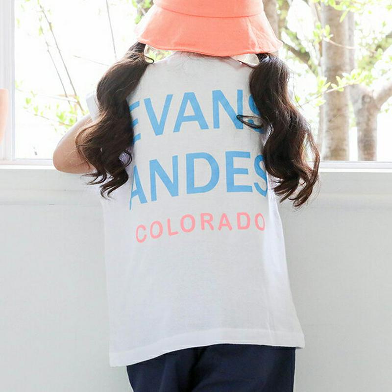 【新作10%OFF】バックレタリングスリーブレス u03143・キッズ 【3~8才】【tops】【韓国 ファッション トップス 