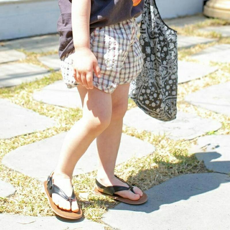 【新作10%OFF】コットンチェック柄ショートパンツ u03523・キッズ 【3~8才】【pt】【韓国 ファッション ボトムス 
