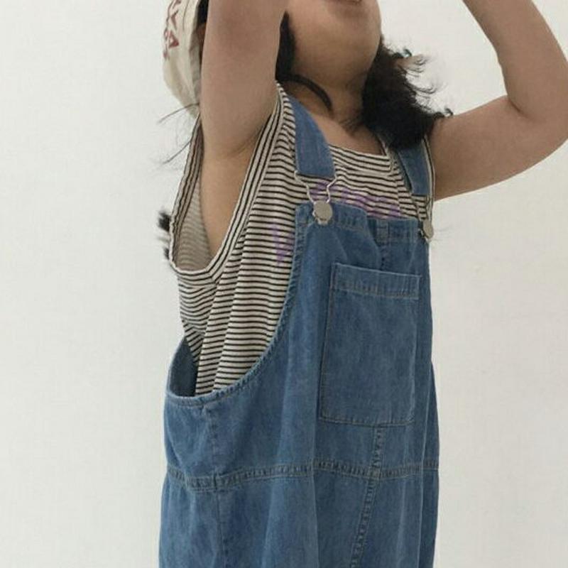 【新作10%OFF】レタリングボーダータンクトップ u03628・キッズ 【3~8才】【tops】【韓国 ファッション トップス