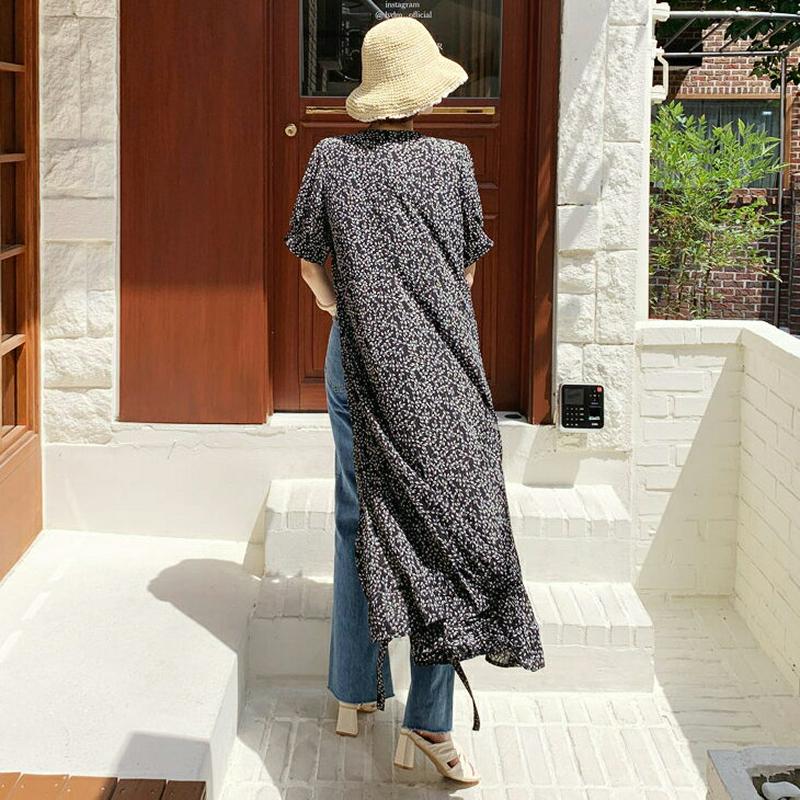 【新作10%OFF】ラップフローラルワンピース・全2色・t60075 レディース【ops】【韓国 ファッション ワンピース ロン