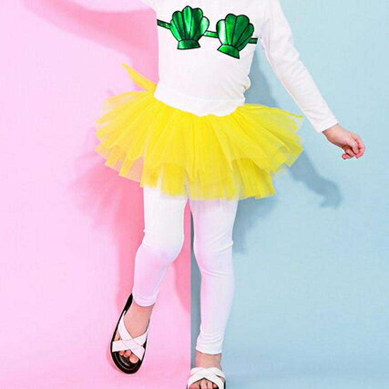 チュールスカートスイムレギンス・ キッズ【3~8才】【bw】【水着 スイムウェア ビーチウェア スイムレギンス レギンス 単色 シンプル チュールスカート 女の子 夏 韓国 韓国子供服 子供 こども 子供服 こども服】【KIDS】