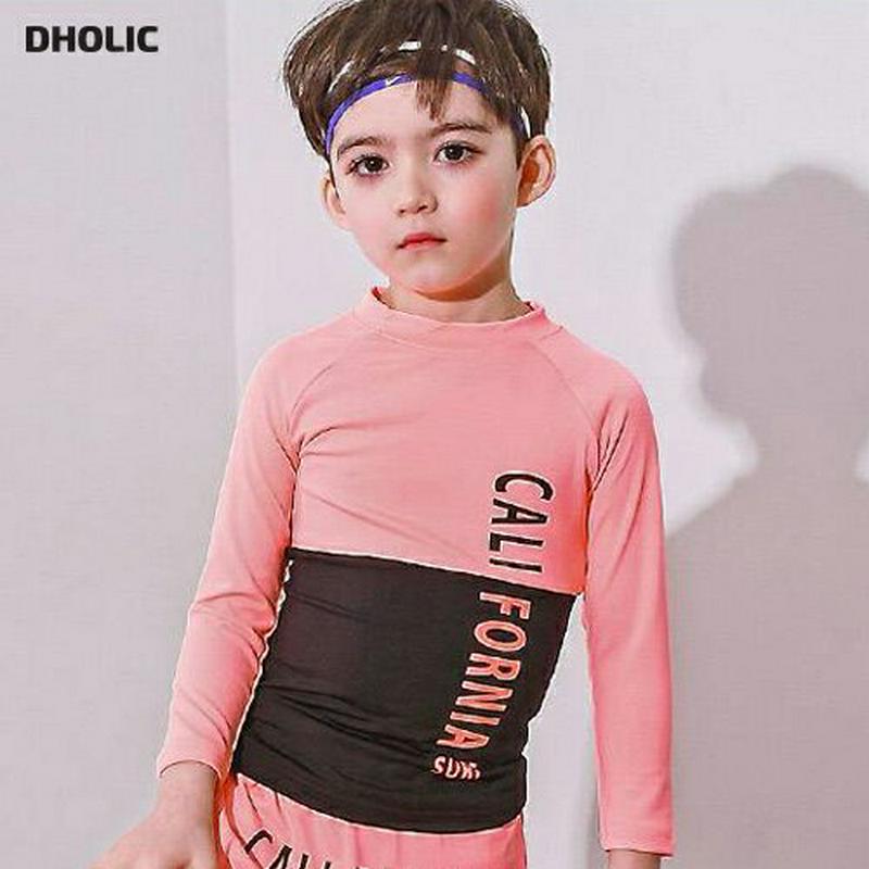 CALIラッシュガードTシャツ・p003410 キッズ【3~8才】【bw】【水着 ビーチウェア スイムウェア トップス ラッシュガード 長袖 ロゴ カジュアル ラフ 女の子 夏 韓国 韓国子供服 子供 こども 子供服 こども服】【KIDS】