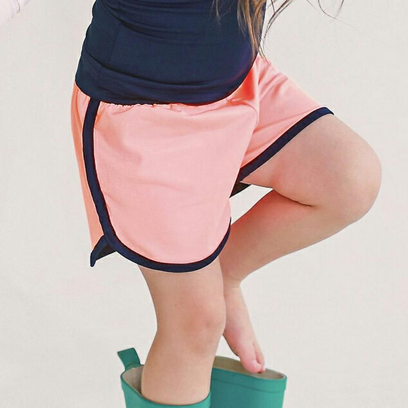 カラーラインスイムショートパンツ・p003134 キッズ【3~8才】【bw】【水着 スイムウェア ビーチウェア スイムパンツ ショートパンツ ショーパン 短パン カジュアル 女の子 男の子 夏 韓国 韓国子供服 子供 こども 子供服 こども服】【KIDS】