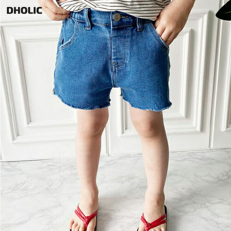 【新作10%OFF】カットヘムデニムショートパンツ・p002943 キッズ【3~8才】【pt】【デニム ショートパンツ ショーパ