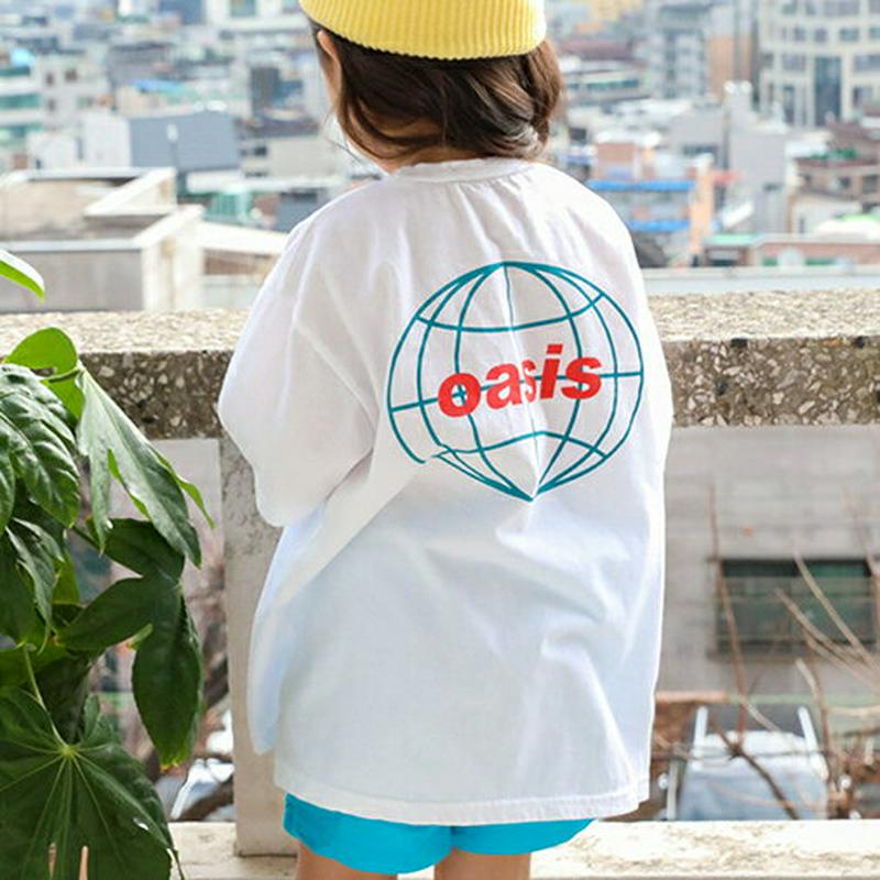【新作10%OFF】配色ロゴTシャツ・u03132 キッズ【3~8才】【tops】【トップス Tシャツ 半袖 ハーフスリーブ ロ