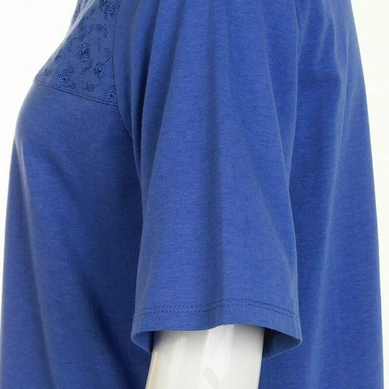 【３０％ＯＦＦ】レース使いカットソー【ＬＬ～５Ｌ】（エムビー/MB）