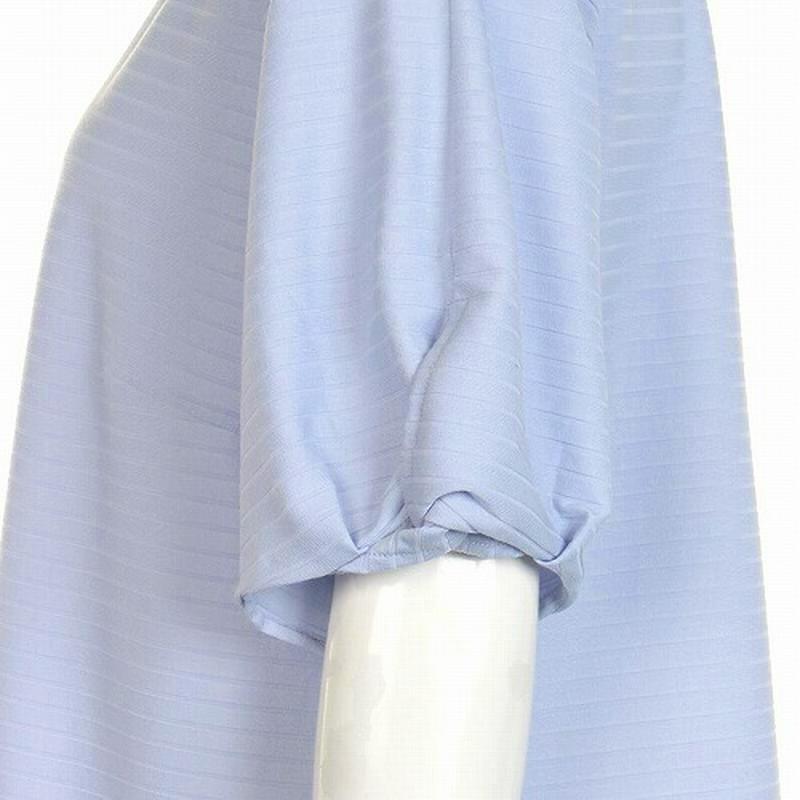 【３０％ＯＦＦ】ワイドテレコボーダーカットソー【ＬＬ～５Ｌ】（フルールバイミントブリーズ/fleur by mint breez
