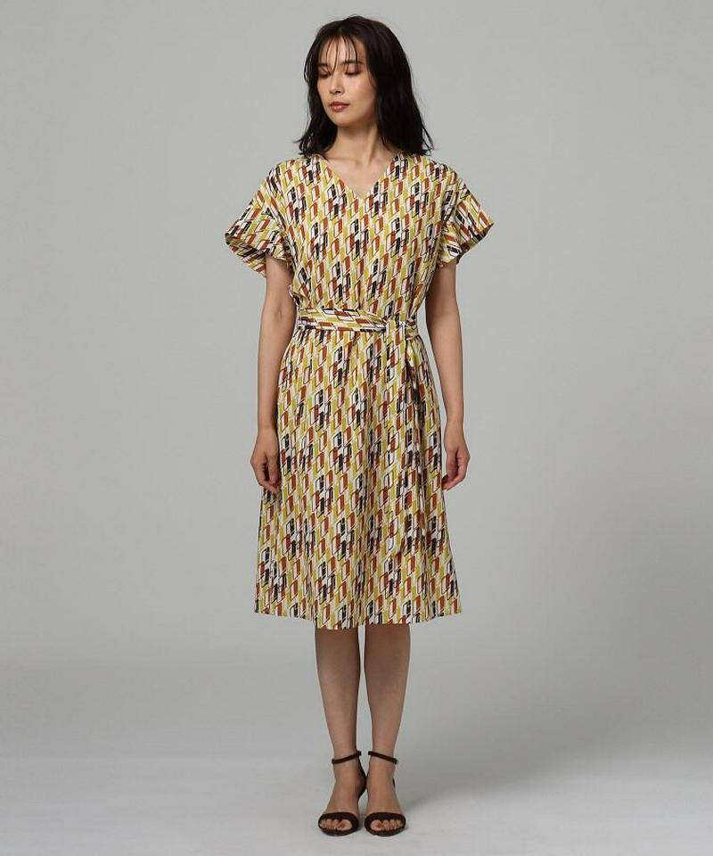 【洗える】Rattiグラフィックプリントワンピース