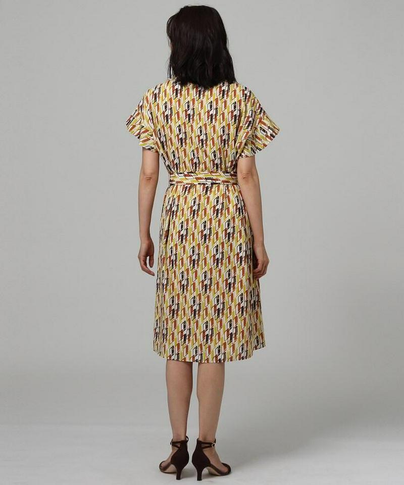 【洗える】Rattiグラフィックプリントワンピース