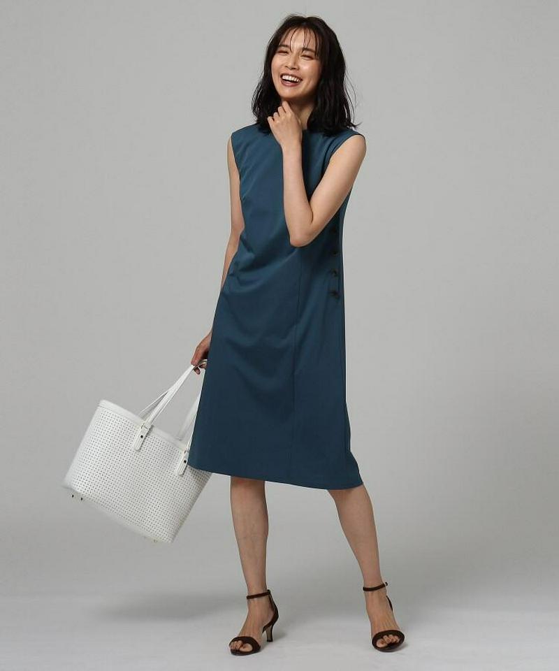 【洗える】コットンジャージワンピース