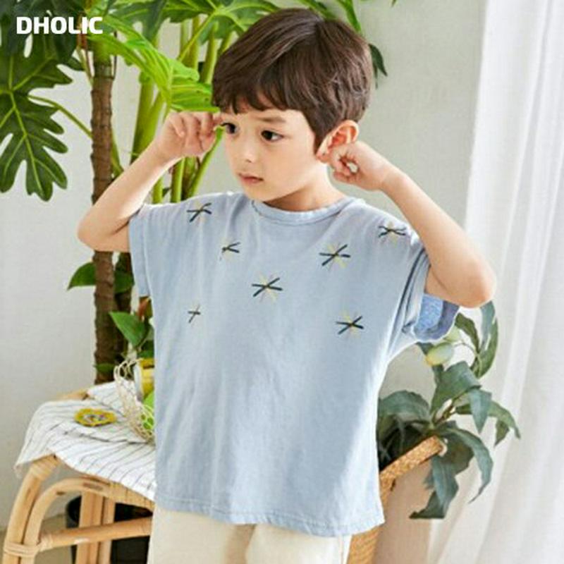 カラフルポイントTシャツ u03627・キッズ 【3~8才】【tops】【韓国 ファッション トップス Tシャツ カットソー 半
