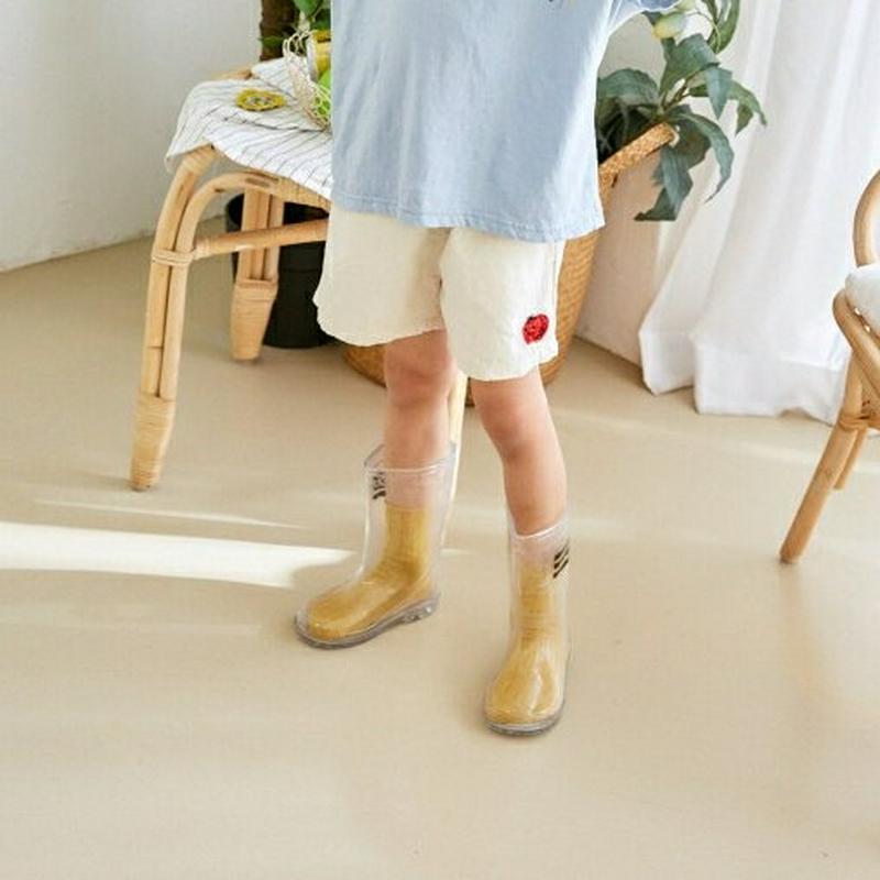 イチゴリネン混パンツ u03611・キッズ 【3~8才】【pt】【韓国 ファッション ボトムス パンツ ハーフ ショート 半ズボ