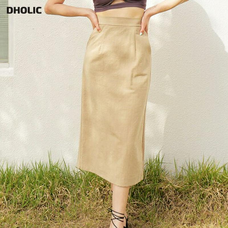 バックスリットスカート・全3色・b43938 レディース【bw】【sk】【bw-2020 韓国 ファッション スカート ロングス