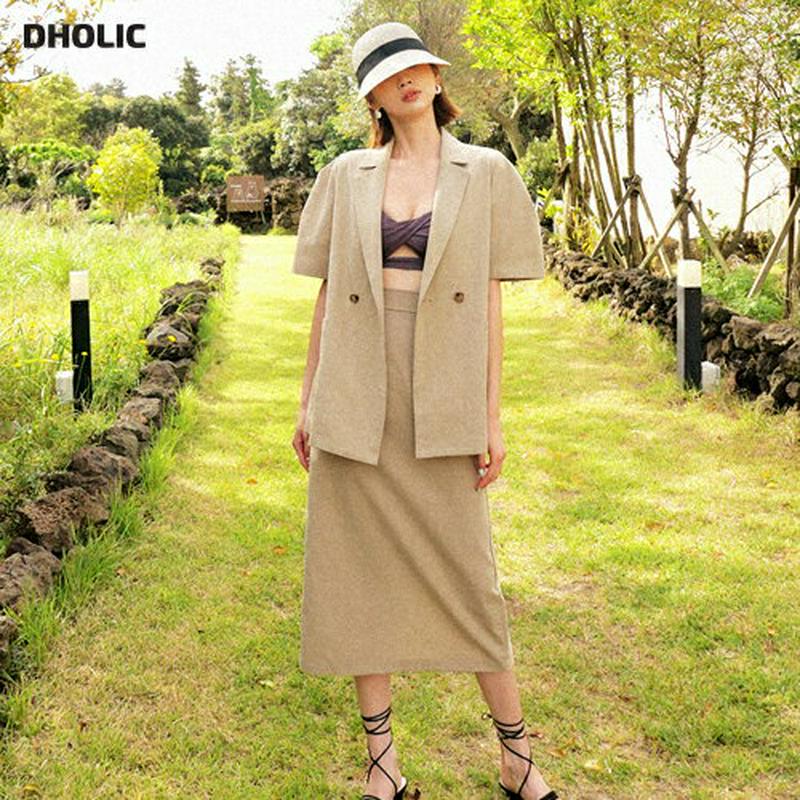 【送料無料】バックスリットジャケット&スカートSET・全3色・b43937 レディース【bw】【bw-2020 韓国 ファッショ