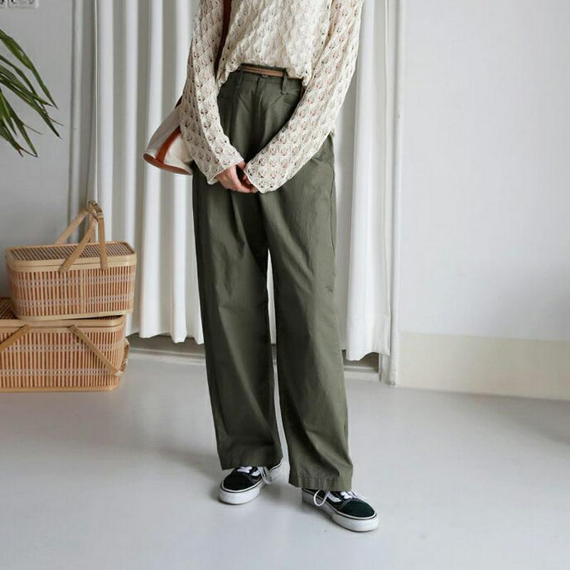 【新作10%OFF】タックバックゴムパンツ・全3色・t60127 レディース【pt】【韓国 ファッション パンツ ロングパンツ 