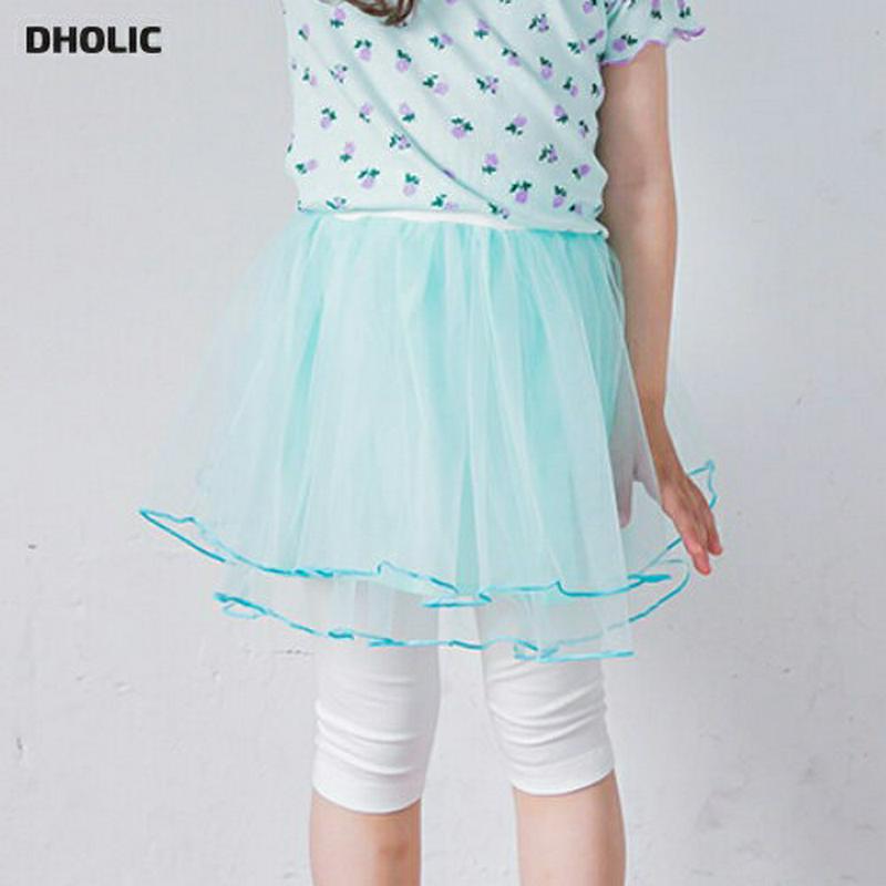 【新作10%OFF】チュチュスカートレギンス(ミント)・p003547 キッズ【3~8才】【pt】【スカートレギンス スカート 