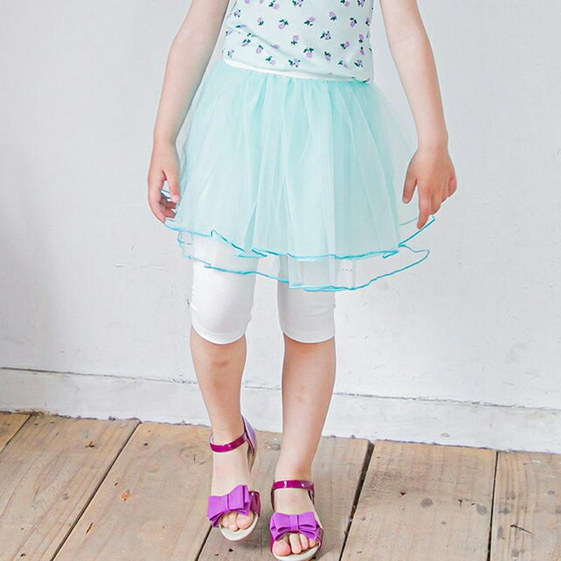 【新作10%OFF】チュチュスカートレギンス(ミント)・p003547 キッズ【3~8才】【pt】【スカートレギンス スカート 