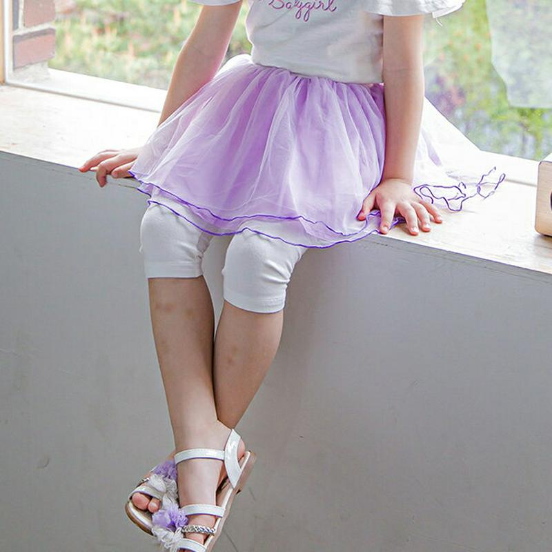 【新作10%OFF】チュチュスカートレギンス(パープル)・p003545 キッズ【3~8才】【pt】【スカートレギンス スカート