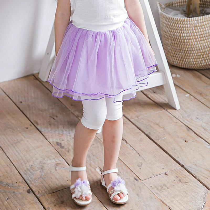 【新作10%OFF】チュチュスカートレギンス(パープル)・p003545 キッズ【3~8才】【pt】【スカートレギンス スカート