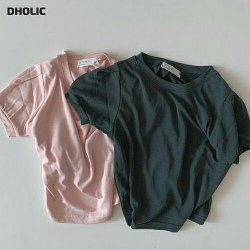 【新作10%OFF】タックスリーブTシャツ u03761・キッズ 【3~8才】【tops】【韓国 ファッション トップス Tシャ