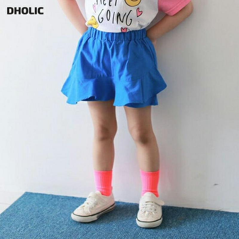【新作10%OFF】フレアヘムショートパンツ u03649・キッズ 【3~8才】【pt】【韓国 ファッション ボトムス パンツ 