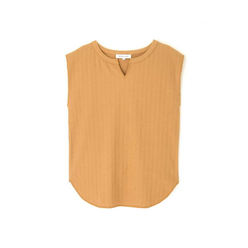 ランダムリブキーネックプルオーバー（NATURAL BEAUTY BASIC／ナチュラルビューティー ベーシック）