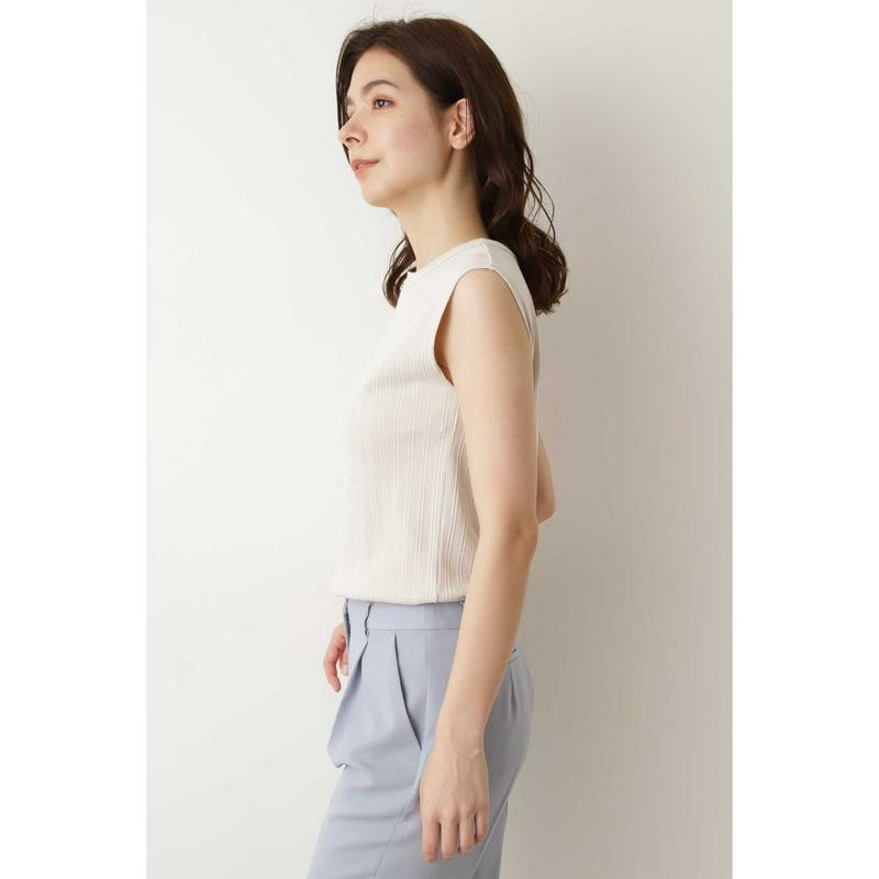 ランダムリブキーネックプルオーバー（NATURAL BEAUTY BASIC／ナチュラルビューティー ベーシック）