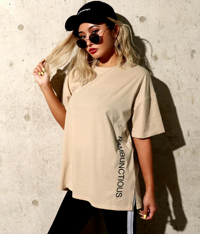 サイドプリントゆるTシャツ