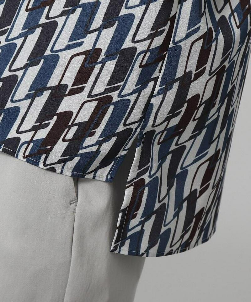 【洗える】Rattiグラフィックプリントブラウス